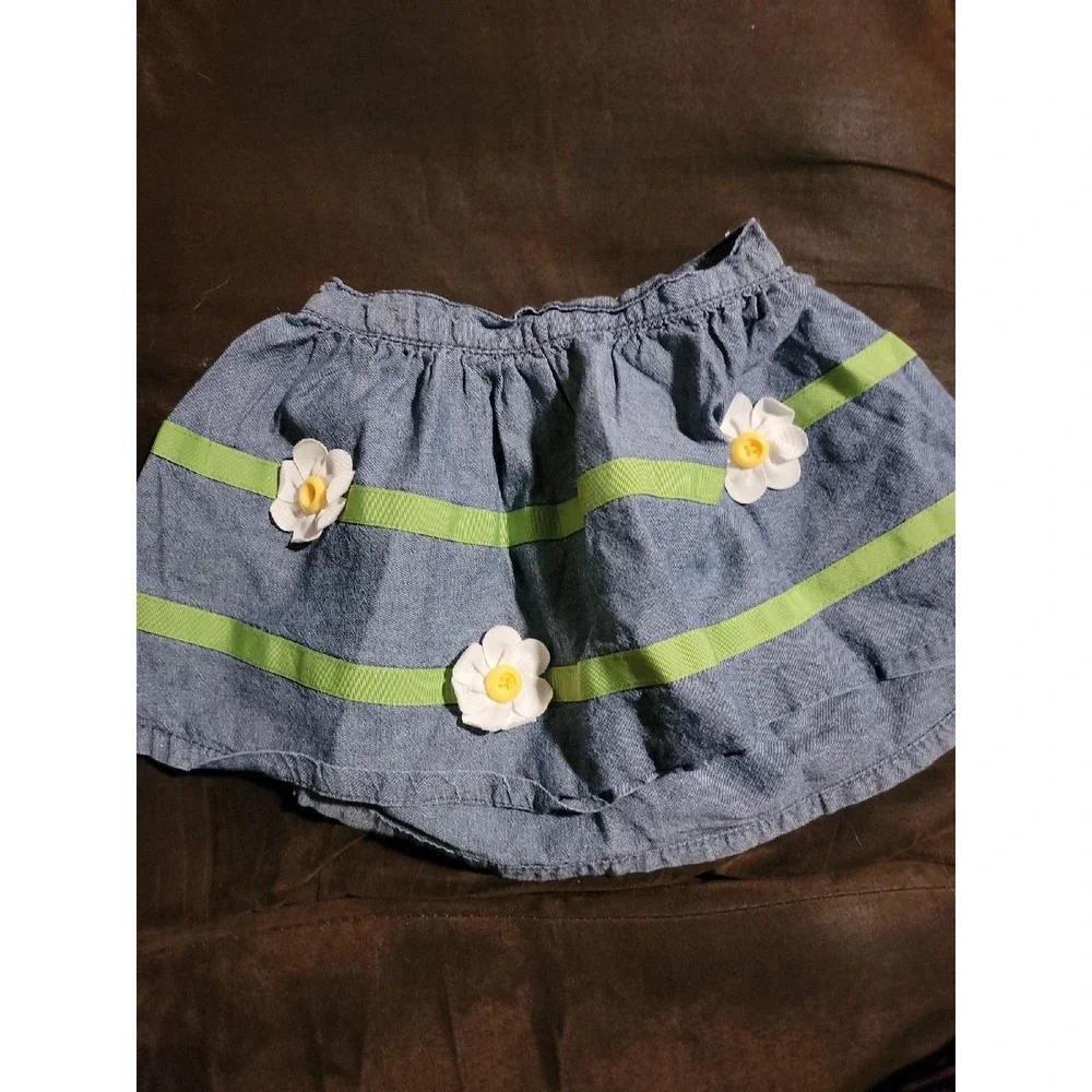 Gymboree‎ daffodil garden floral Easter skirt size 3t